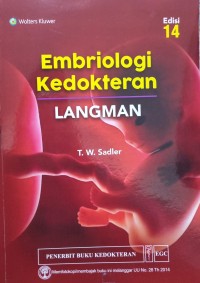Image of Embriologi Kedokteran Langaman Edisi 14