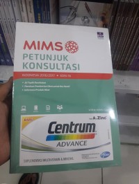 Image of MIMS Petunjuk Konsultasi  [Indonesia 2016/2017] Edisi 16
