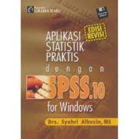 Image of Aplikasi statistik praktis dengan SPSS.10 for windows